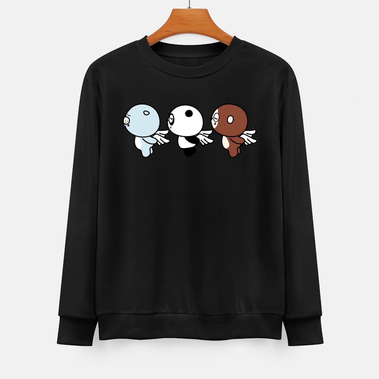 Front Patterned Long Sleeve TopIndoor